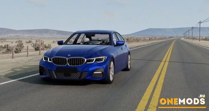 Автомобиль BMW 3-Series G20 для BeamNG.drive