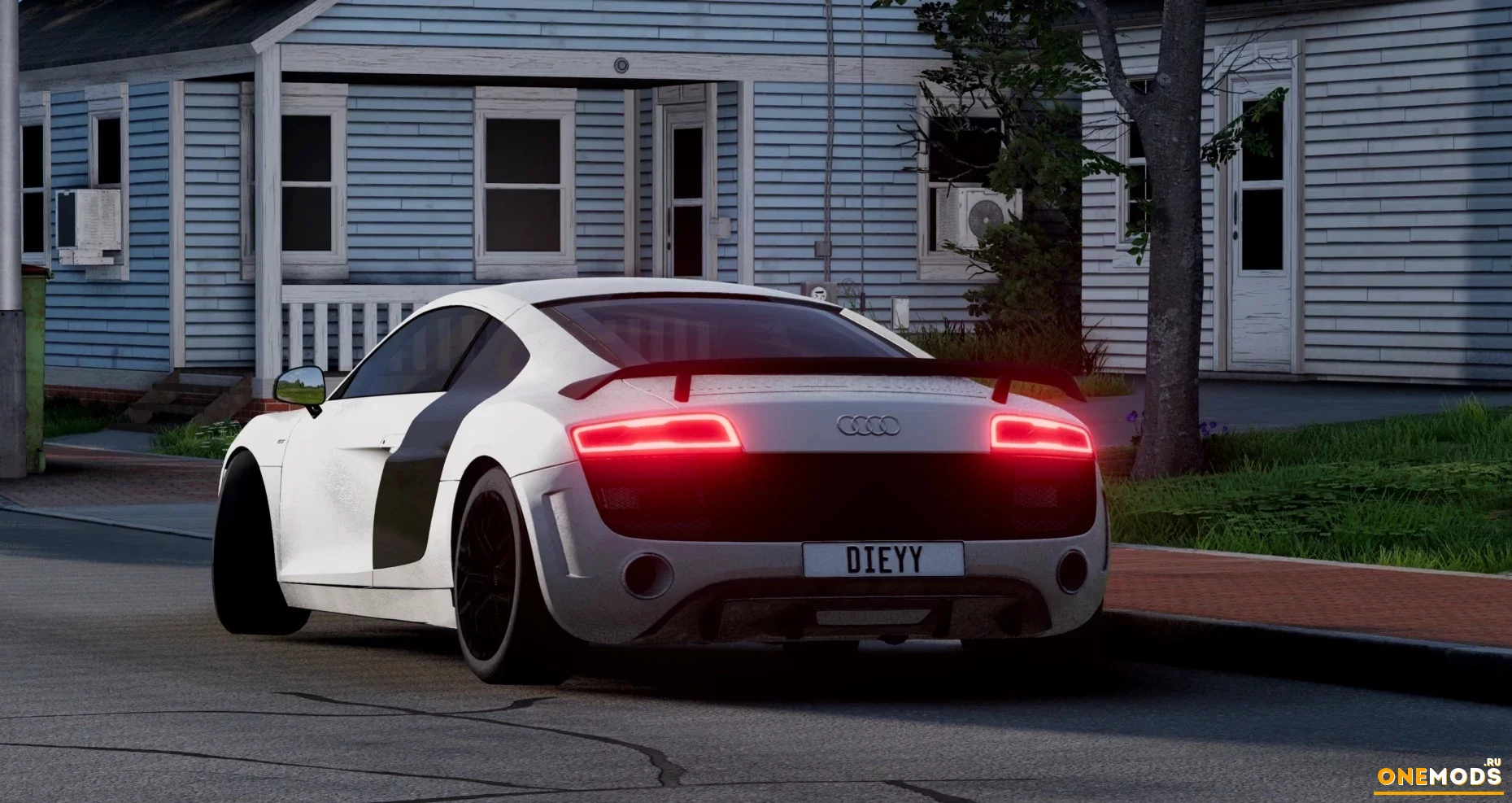 Автомобиль Audi R8 для BeamNG.drive